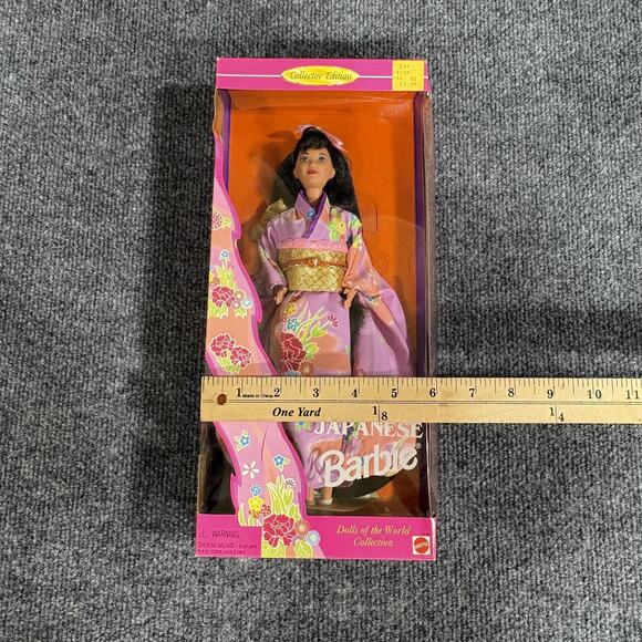 Vintage Japanese Barbie Doll 14163 Collector Edition Dolls of the World Mattel N - Picture 11 of 11